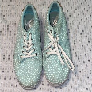 Floral vans size 10